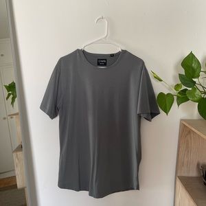 Cuts Curve-Hem T-Shirt—Sage